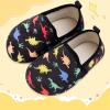 image:imageVIFUUR Kids Boys Girls House Slippers Slip on Barefoot Socks for Babys Winter Warm Shoes Indoor TollderDinosaur