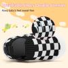 image:imageVIFUUR Baby Shoes Girls Boys Toddler Sneakers NonSlip First Walkers Shoes for Babies 6 9 12 18 24 Months01 L Black Board