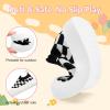 image:imageVIFUUR Baby Shoes Girls Boys Toddler Sneakers NonSlip First Walkers Shoes for Babies 6 9 12 18 24 Months01 L Black Board