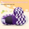 image:imageVIFUUR Baby Shoes Girls Boys Toddler Sneakers NonSlip First Walkers Shoes for Babies 6 9 12 18 24 MonthsL Purple Board