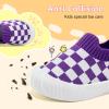 image:imageVIFUUR Baby Shoes Girls Boys Toddler Sneakers NonSlip First Walkers Shoes for Babies 6 9 12 18 24 MonthsL Purple Board
