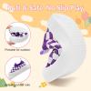 image:imageVIFUUR Baby Shoes Girls Boys Toddler Sneakers NonSlip First Walkers Shoes for Babies 6 9 12 18 24 MonthsL Purple Board
