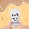 image:imageVIFUUR Baby Sock Shoes Boys Grils Sneakers Infant Slipper Socks Toddler First Walking Shoes NonSlip Rubber Sole for Babies 6 9 12 18 24 MonthsPrint White