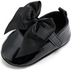 image:imageVIFUUR Baby Girls Mary Jane Flats Soft Sole Pre Walker Shoes with Thin Rubber Outsole and Adjustable Hook and Loop Strap for Infants amp ToddlersGlossy Black