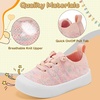 image:imageVIFUUR Baby Shoes Girls Boys Toddler Sneakers NonSlip First Walkers Shoes for Babies 6 9 12 18 24 Months03 Pinkpurple